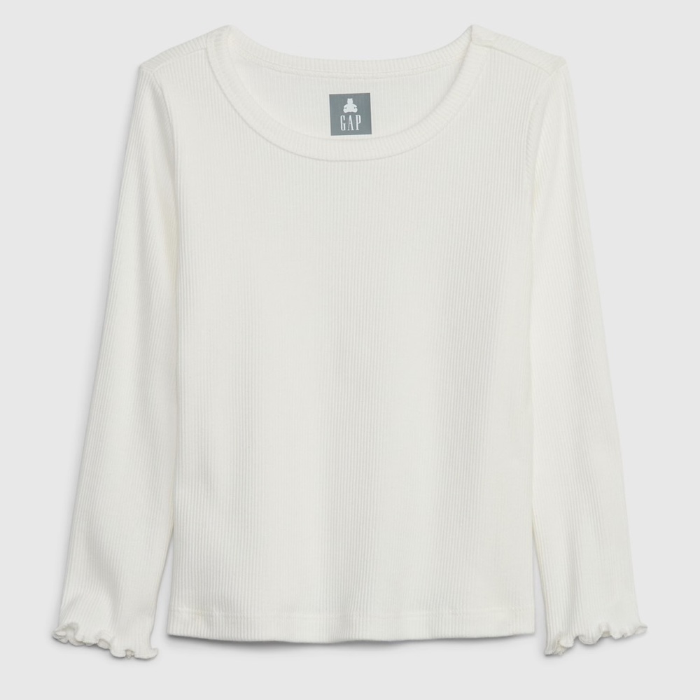 babyGap Organic Cotton Mix and Match Rib T-Shirt baby infant ribbed white nwt